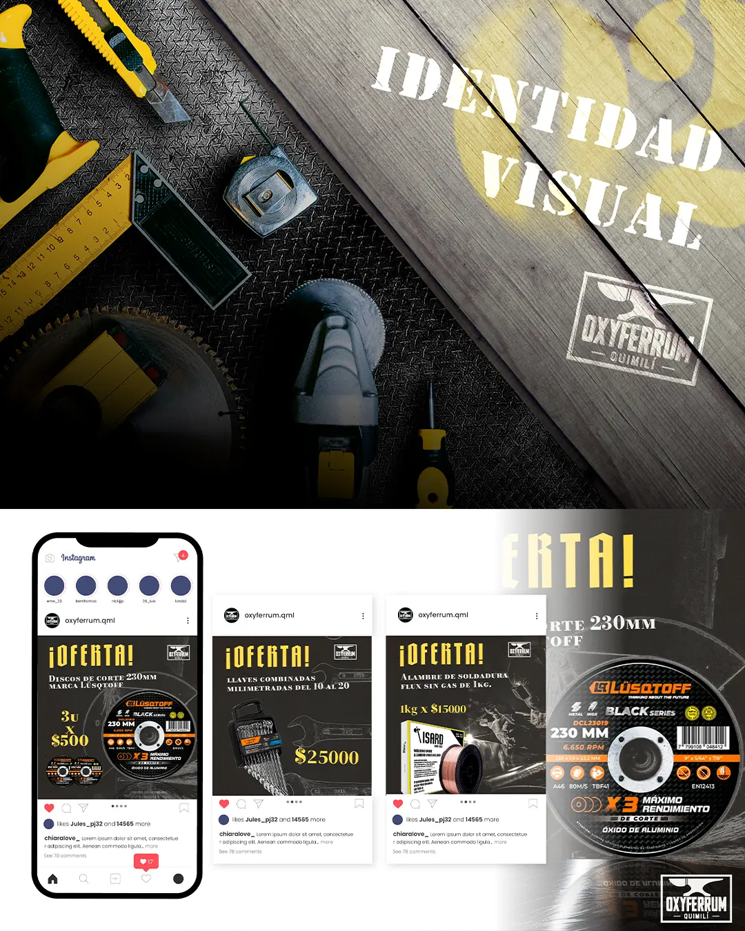 Branding para Oxyferrum Quimilí