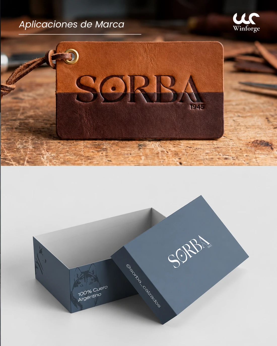 Aplicaciones de marca de Sorba en etiqueta y packaging